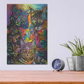 'Bed Cats' by Dean Russo – Metal Wall Art, 12x16 room view