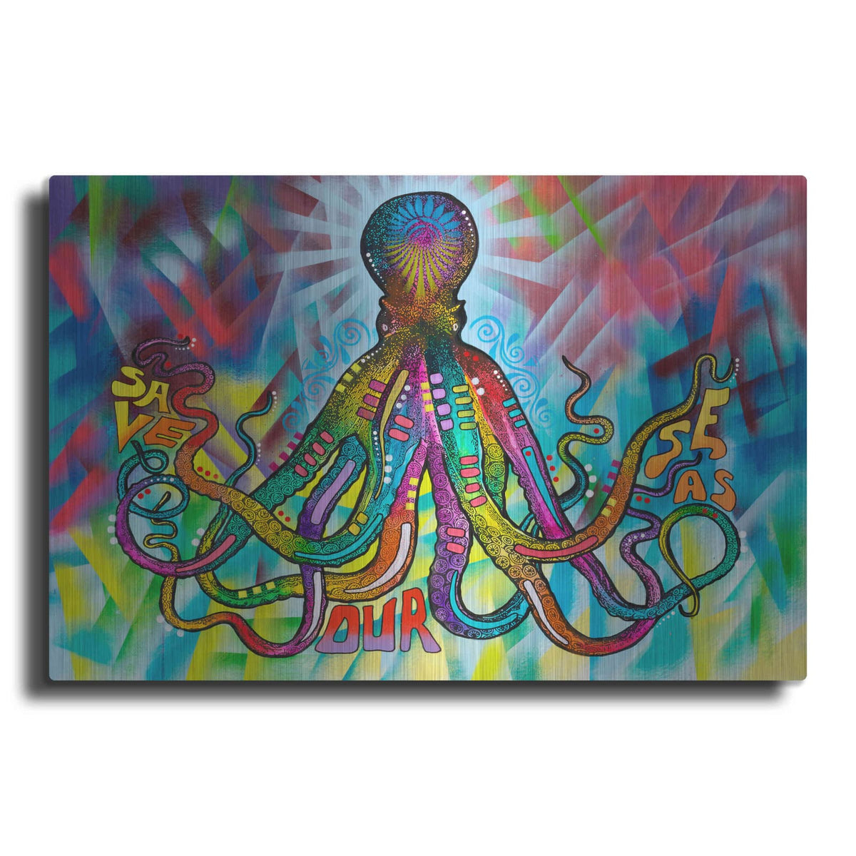 'Save Our Seas' by Dean Russo – Metal Wall Art