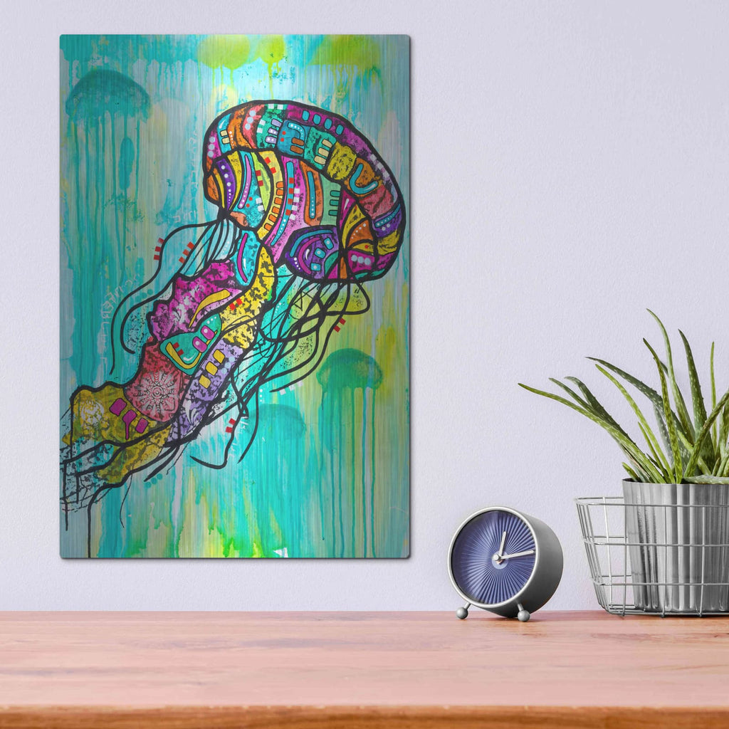 'Jellyfish' by Dean Russo – Metal Wall Art, 12x16 room view