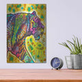'Psychedelic Tiger' by Dean Russo – Metal Wall Art, 12x16 room view