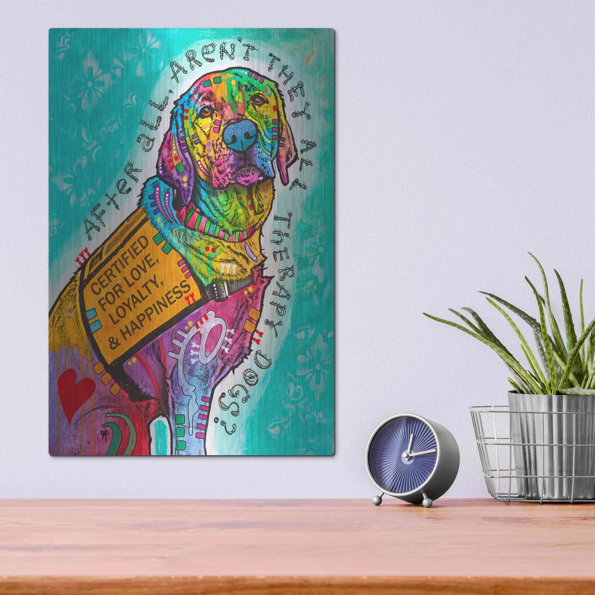 'Certified For Love' by Dean Russo – Metal Wall Art, 12x16 room view