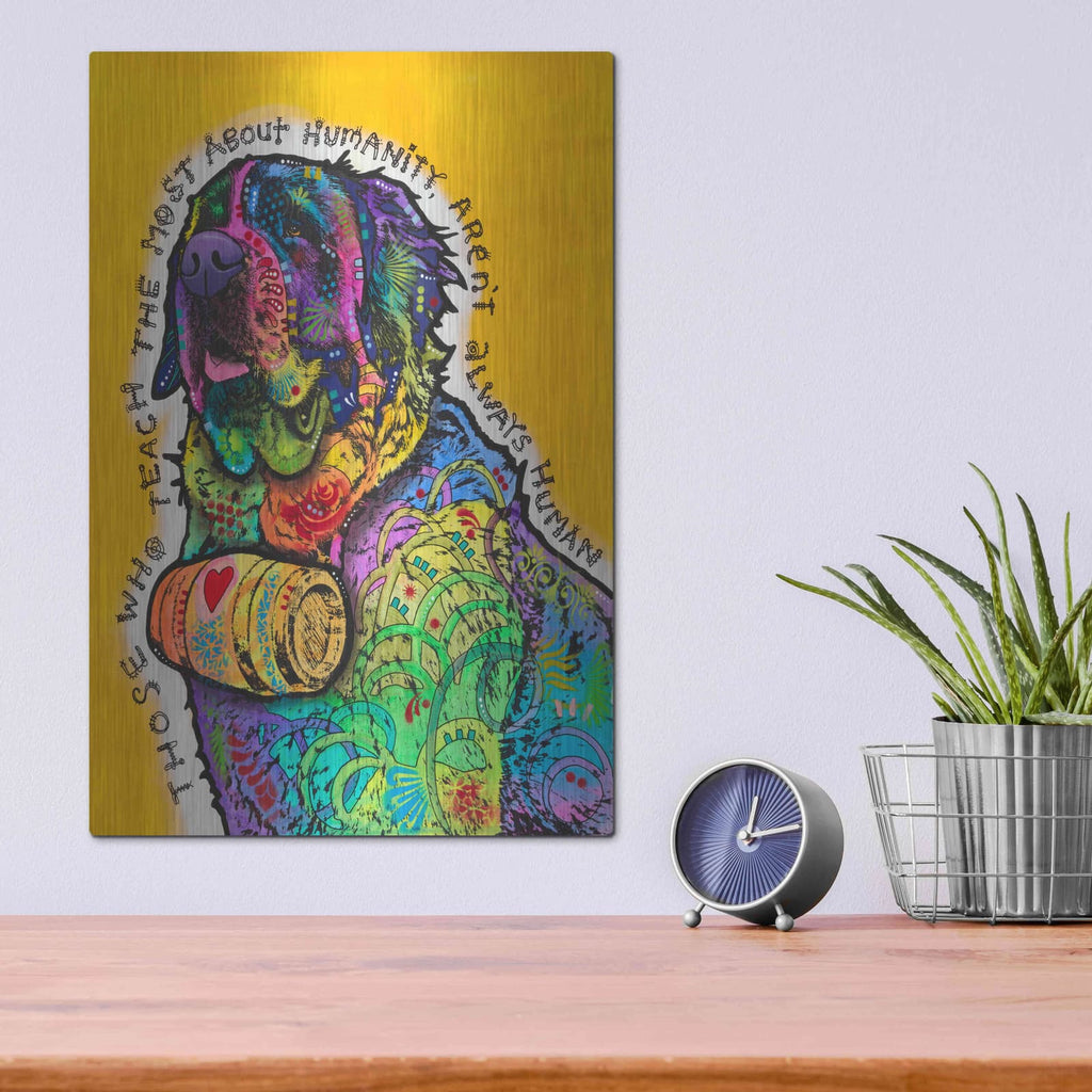 'Humanity' by Dean Russo – Metal Wall Art, 12x16 room view