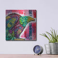 'Eagle' by Dean Russo – Metal Wall Art, 12x12 room view