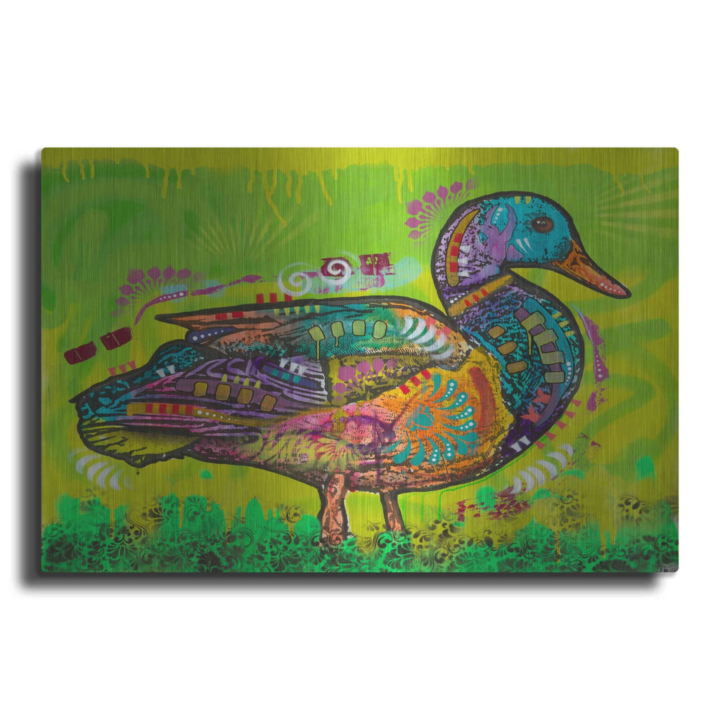 'Electric Duck' by Dean Russo – Metal Wall Art