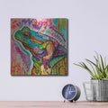 'Psychedelic Frog' by Dean Russo – Metal Wall Art, 12x12 room view