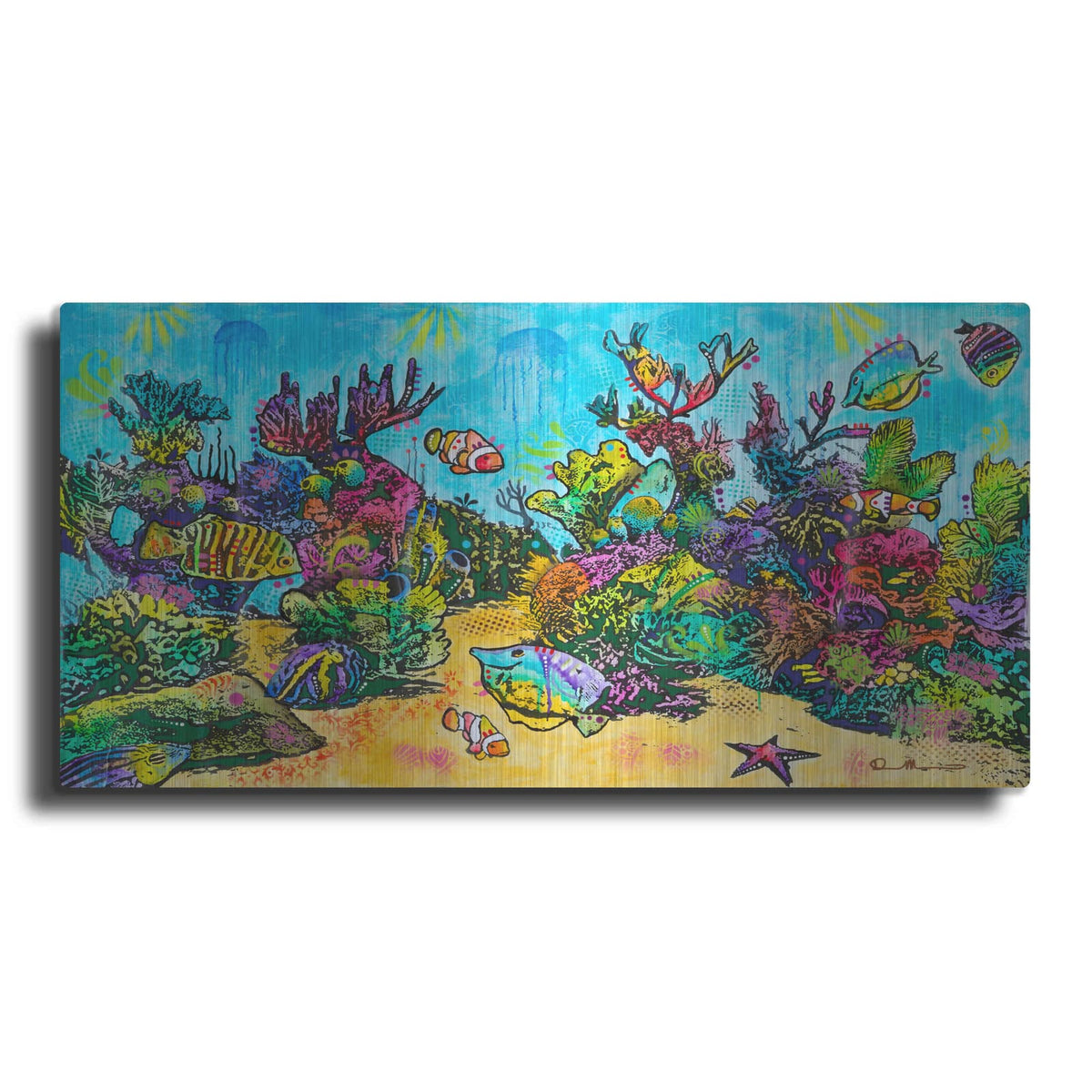 'Underwater Magic' by Dean Russo – Metal Wall Art