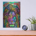 'King of the Jungle' by Dean Russo – Metal Wall Art, 12x16 room view