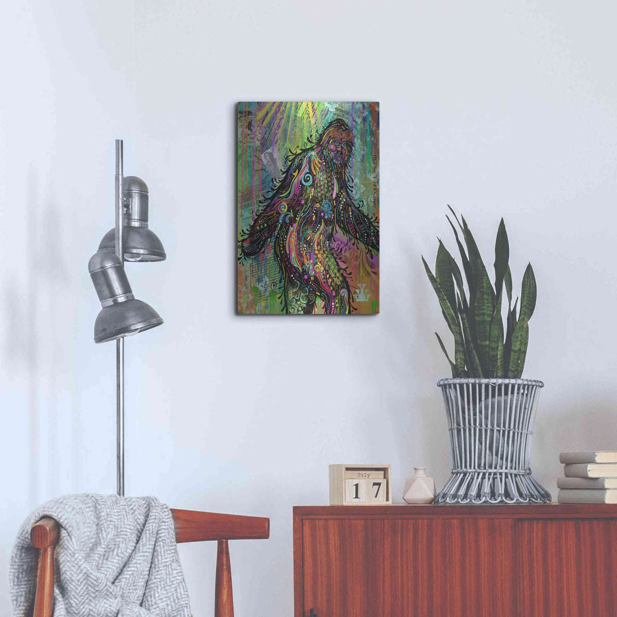 'Bigfoot' by Dean Russo – Metal Wall Art, 16x24 room view