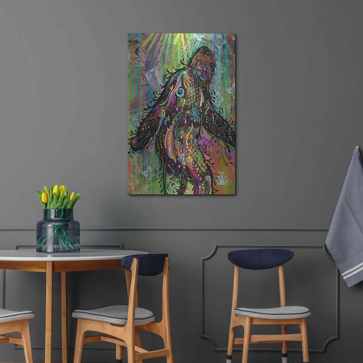 'Bigfoot' by Dean Russo – Metal Wall Art, 24x36 room view