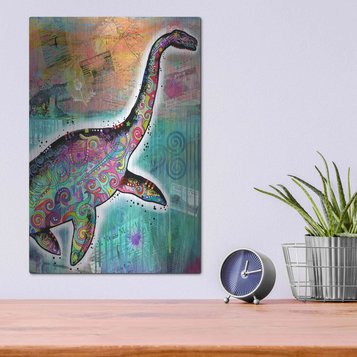 'Nessie' by Dean Russo – Metal Wall Art, 12x16 room view