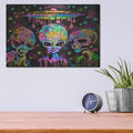 'Aliens' by Dean Russo – Metal Wall Art, 16x12 room view