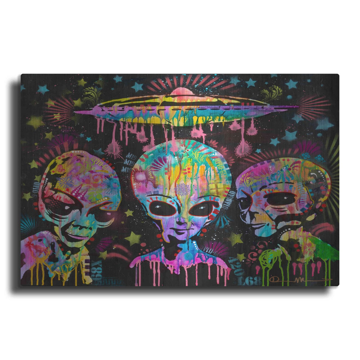 'Aliens' by Dean Russo – Metal Wall Art