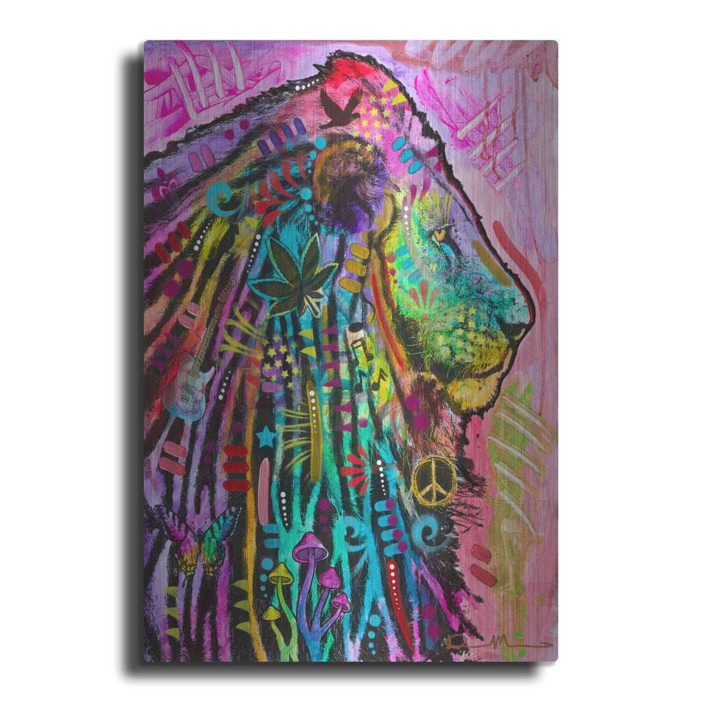 'Syco-Delic Lion' by Dean Russo – Metal Wall Art