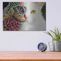 'Elizabeth Pagiotas' by Dean Russo – Metal Wall Art, 16x12 room view