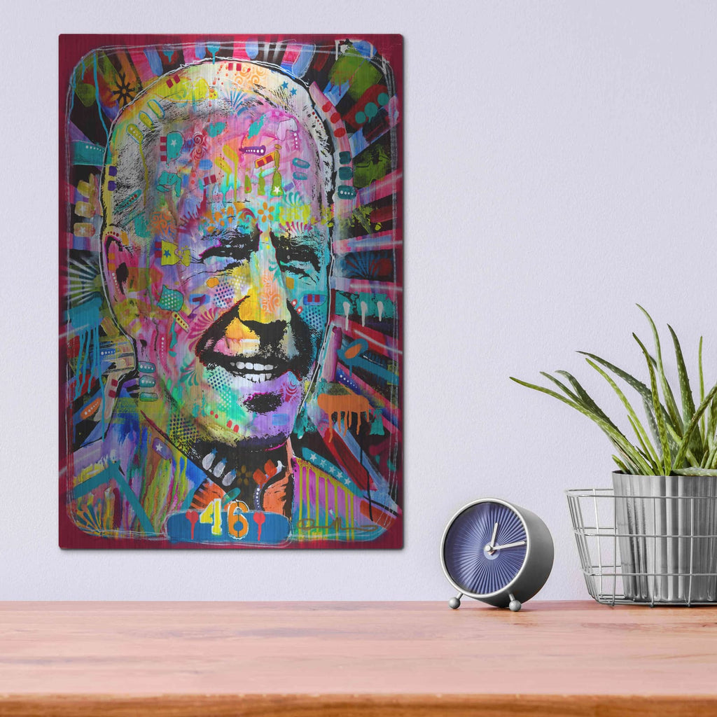 'Joe Biden' by Dean Russo – Metal Wall Art, 12x16 room view