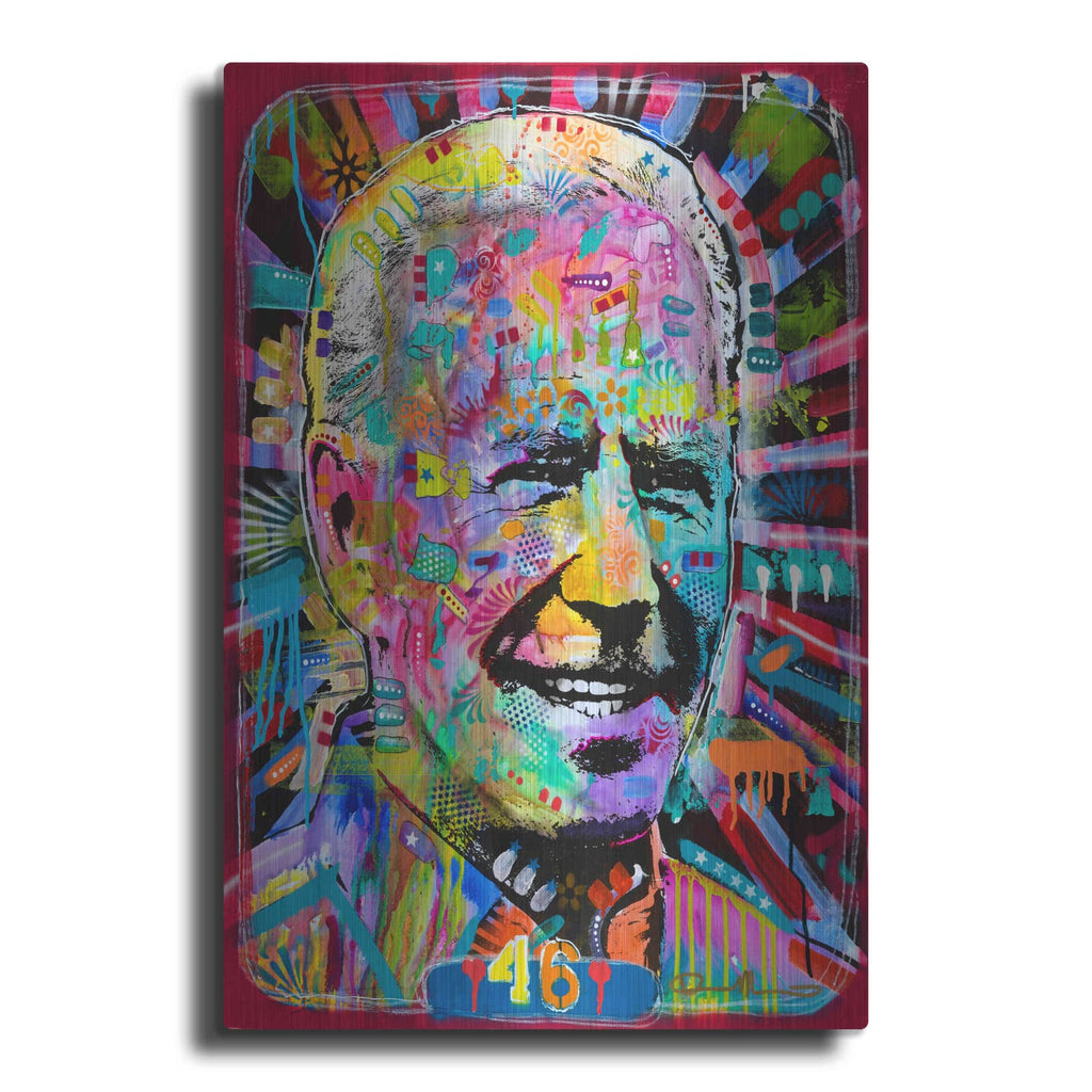 'Joe Biden' by Dean Russo – Metal Wall Art