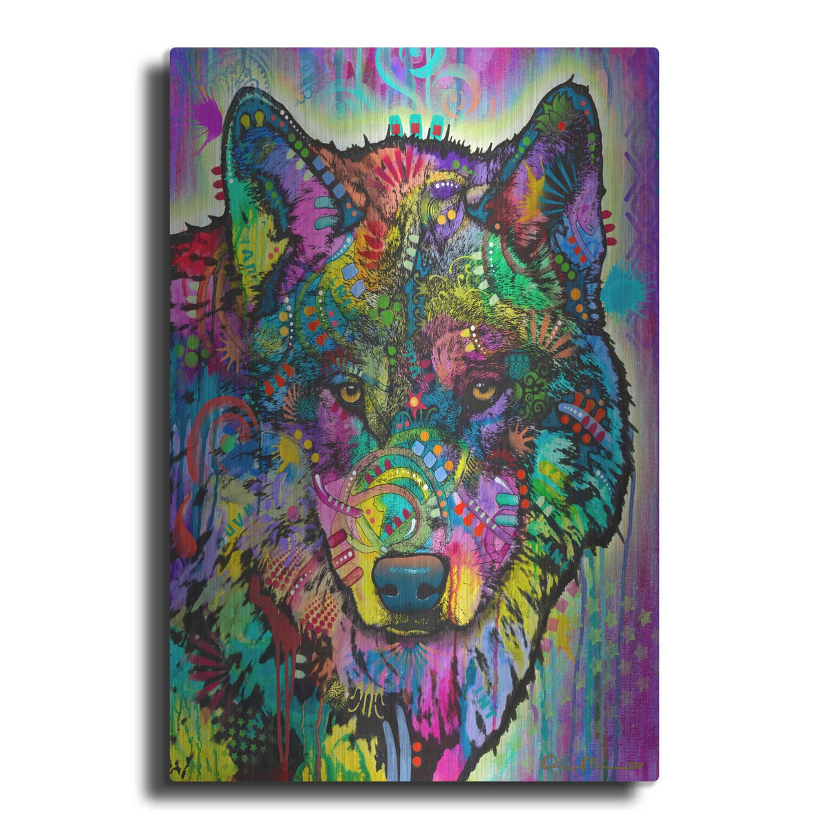 'Warf Wolf' by Dean Russo – Metal Wall Art