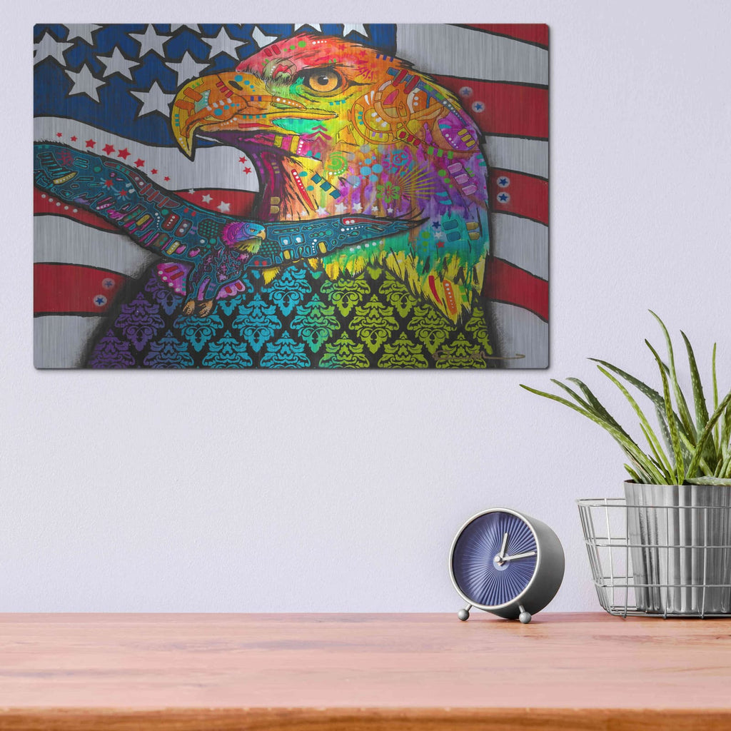 'American Eagle' by Dean Russo – Metal Wall Art, 16x12 room view