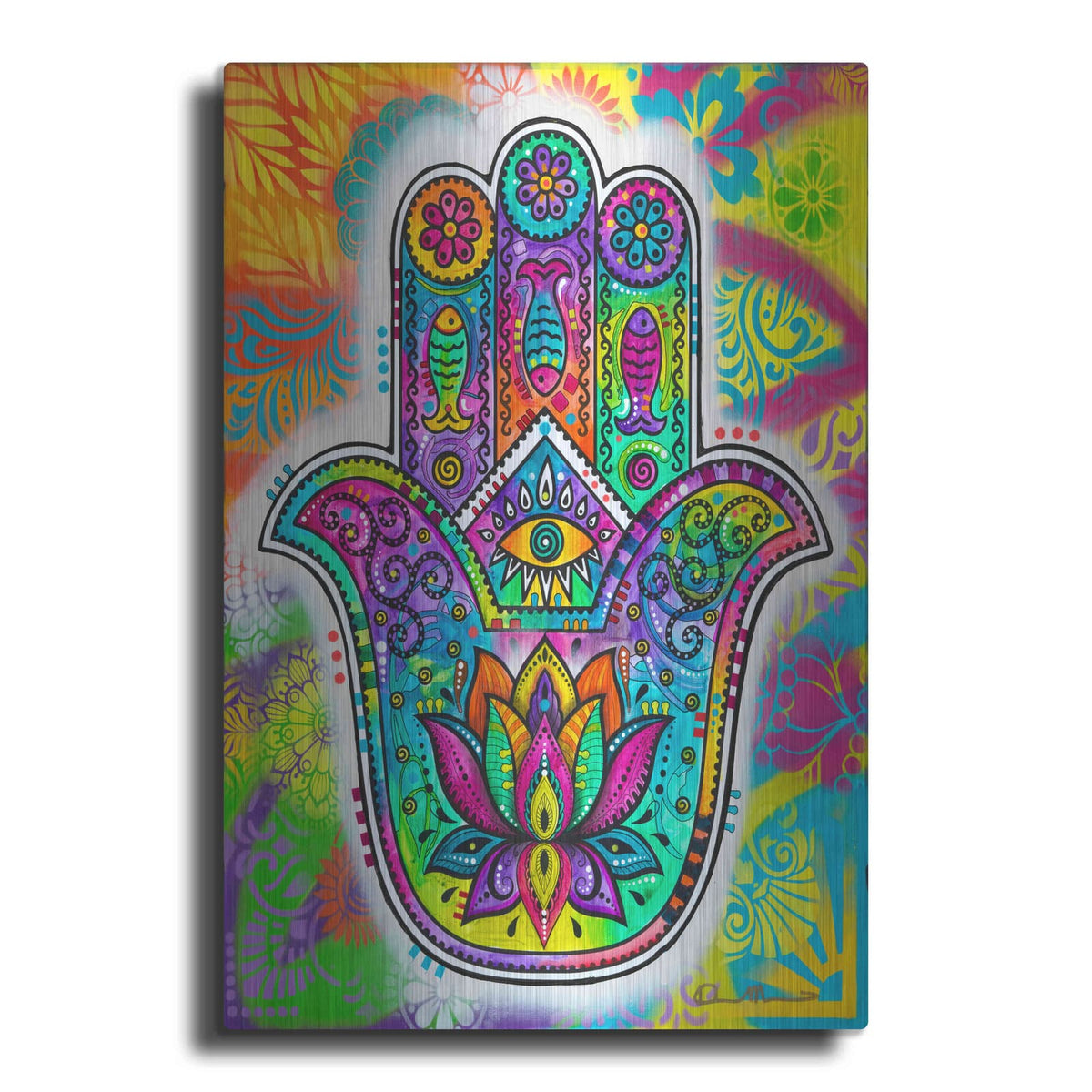 'Hamsa 2' by Dean Russo – Metal Wall Art