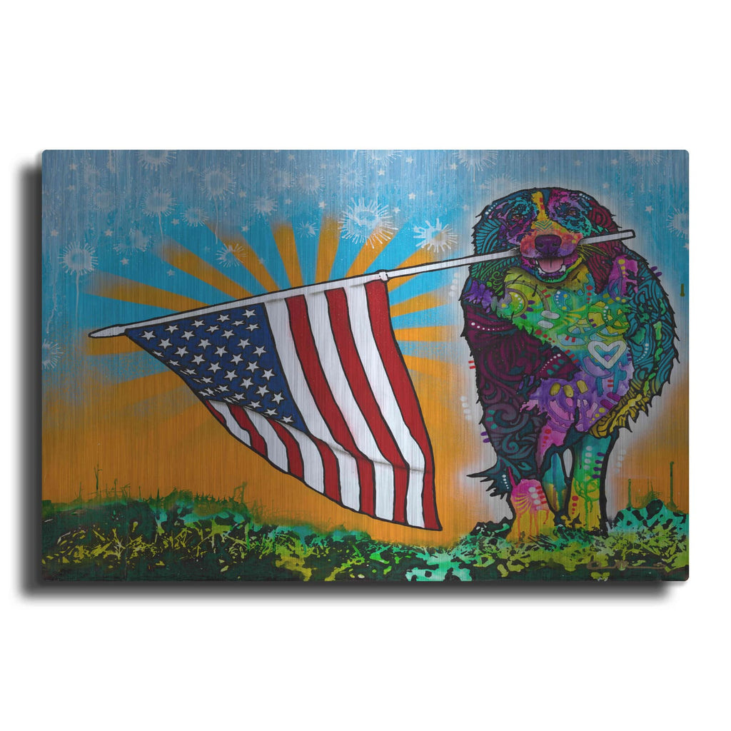 'Carrying the Flag' by Dean Russo – Metal Wall Art
