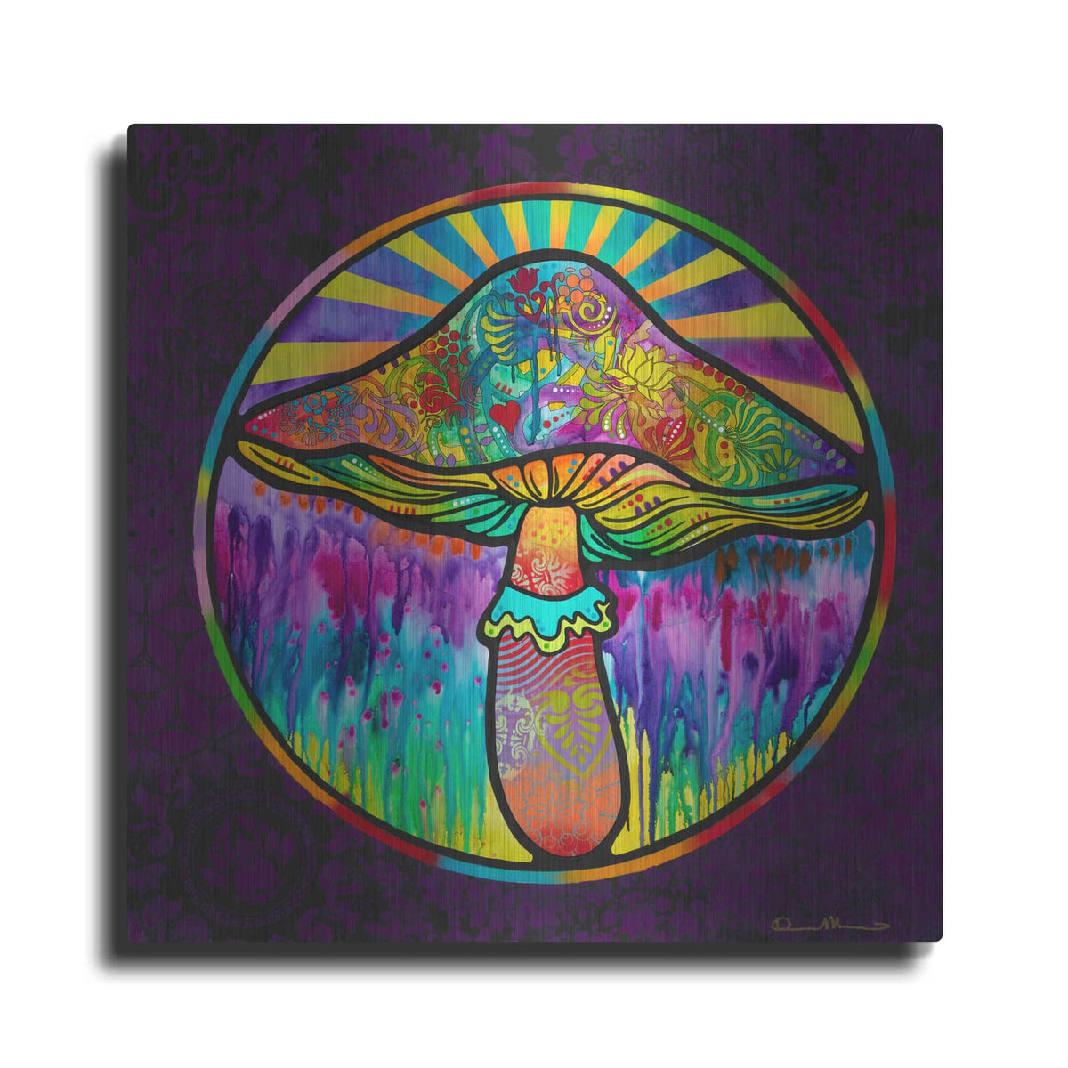 'Mushroom' by Dean Russo – Metal Wall Art