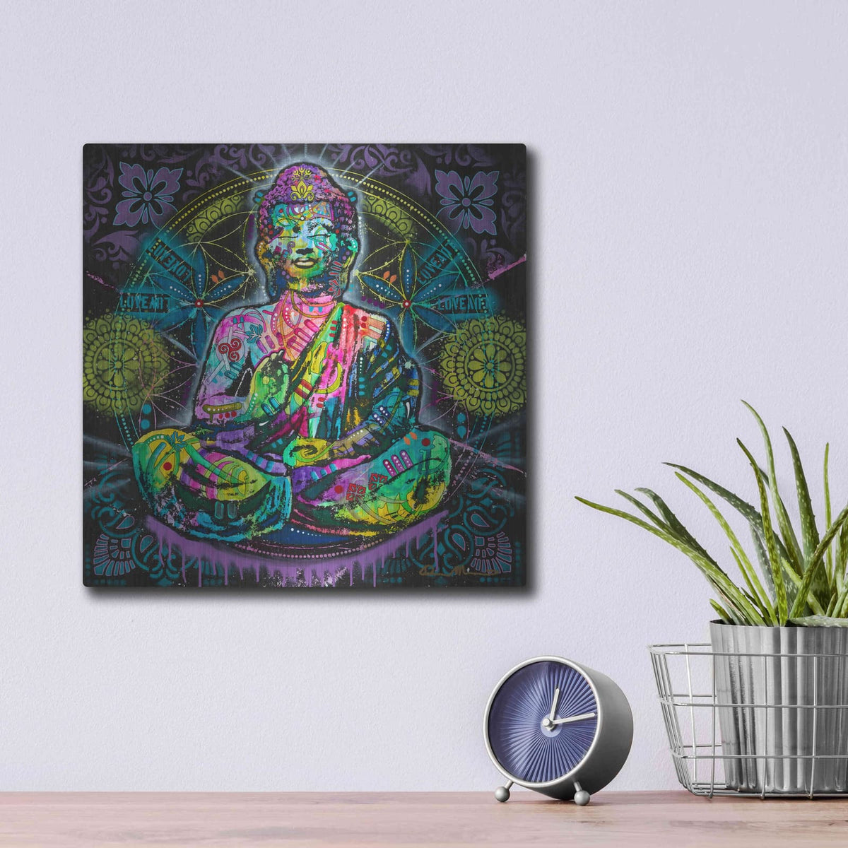 'Infinite Love' by Dean Russo – Metal Wall Art, 12x12 room view