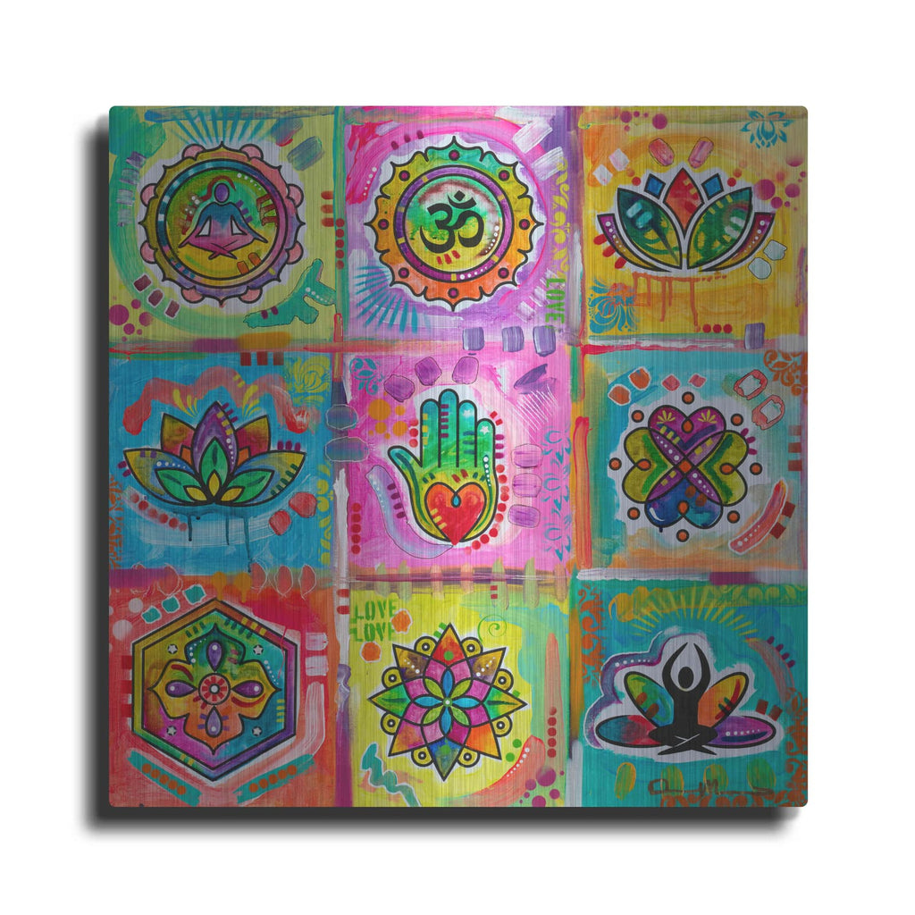 'Meditation Squares' by Dean Russo – Metal Wall Art