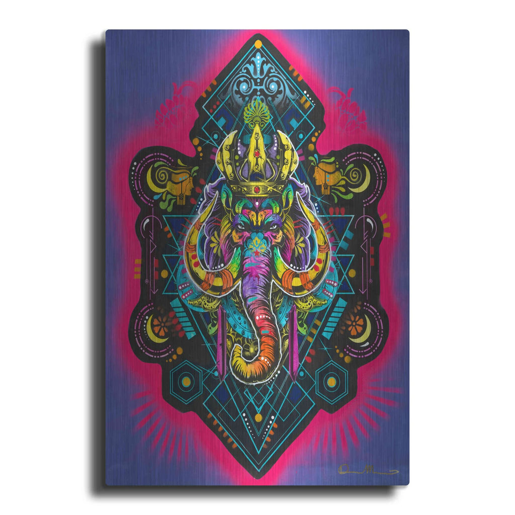 'King Elephant' by Dean Russo – Metal Wall Art