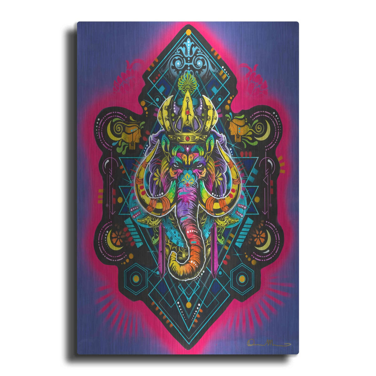 'King Elephant' by Dean Russo – Metal Wall Art