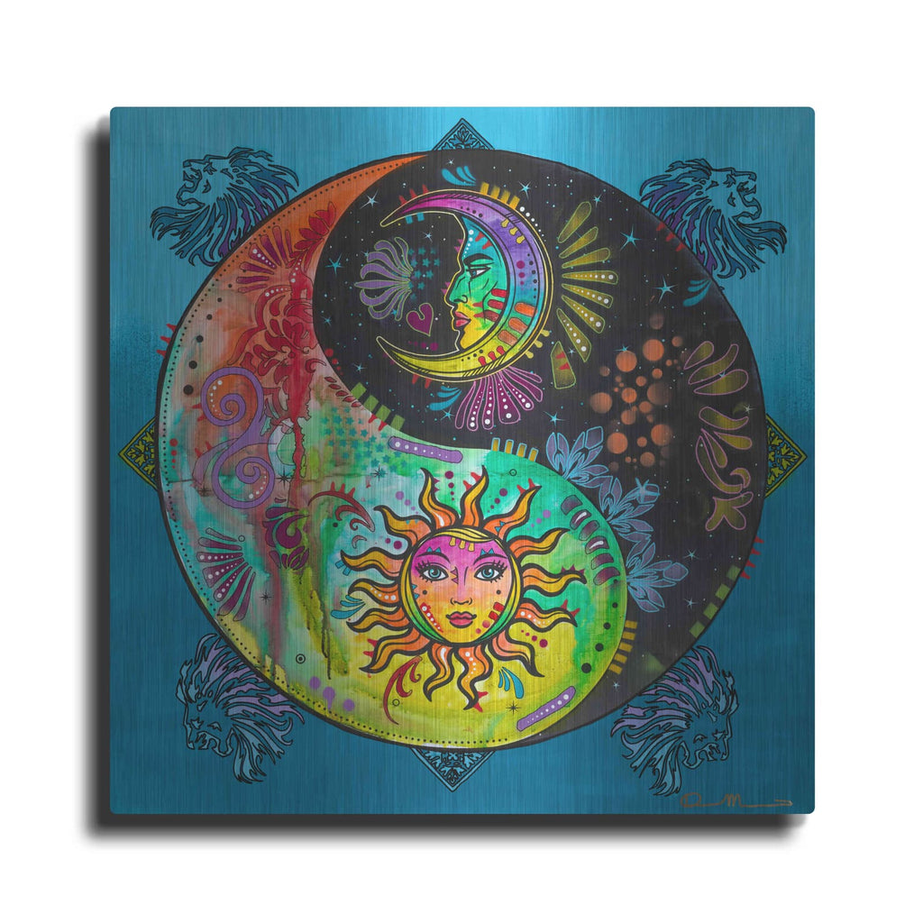 'Yin Yang - Sun and Moon' by Dean Russo – Metal Wall Art