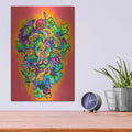 'Pretty Kitty Lion' by Dean Russo – Metal Wall Art, 12x16 room view