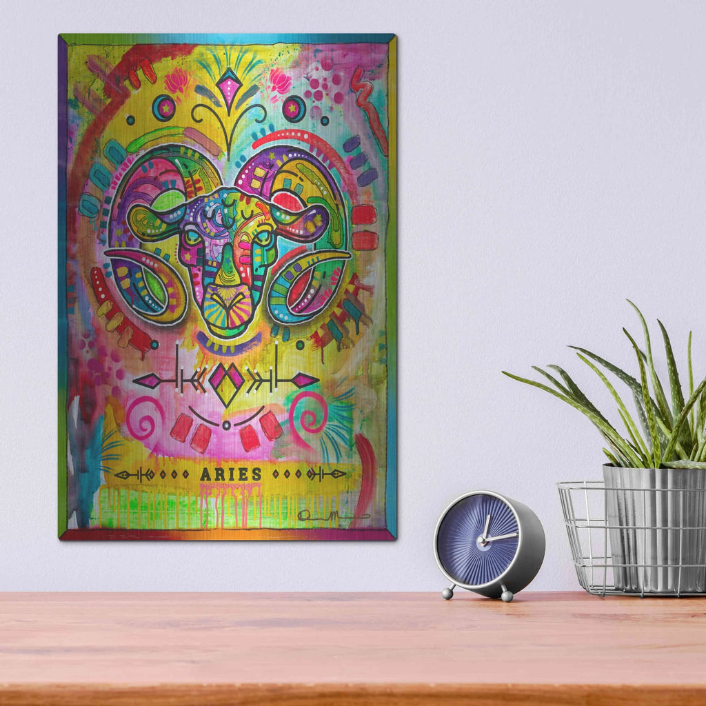 'Aries' by Dean Russo – Metal Wall Art, 12x16 room view