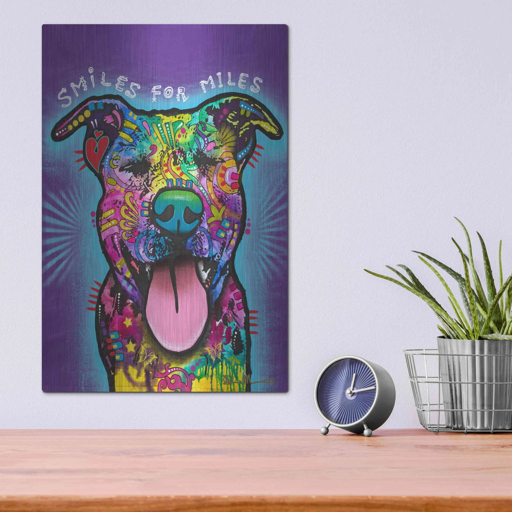 'Smiles for Miles' by Dean Russo – Metal Wall Art, 12x16 room view