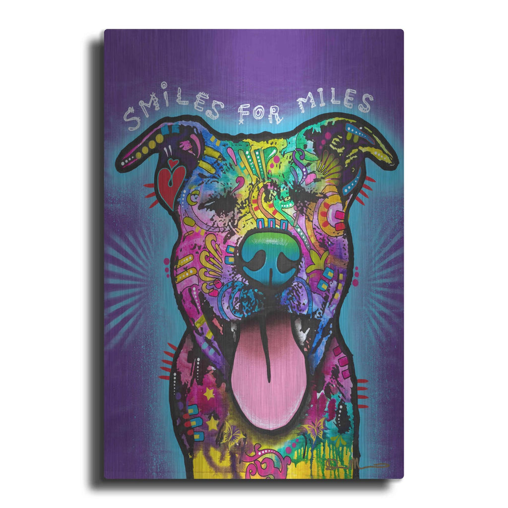 'Smiles for Miles' by Dean Russo – Metal Wall Art