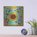 'Brave and Free' by Dean Russo – Metal Wall Art, 12x12 room view