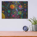 'Solar System' by Dean Russo – Metal Wall Art, 16x12 room view