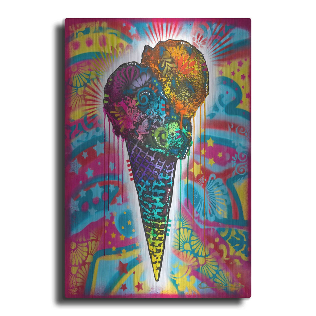 'Ice Cream Cone' by Dean Russo – Metal Wall Art