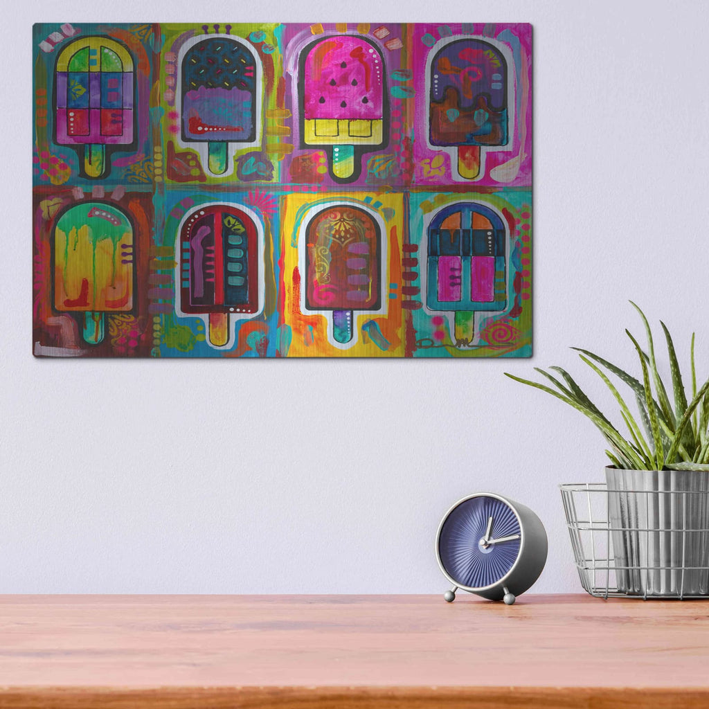 'Ice Pops 2' by Dean Russo – Metal Wall Art, 16x12 room view