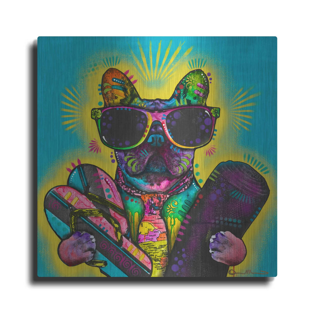 'Cool Pup 1' by Dean Russo – Metal Wall Art