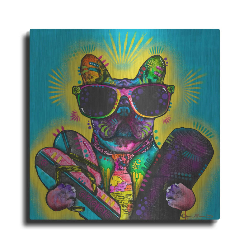 'Cool Pup 1' by Dean Russo – Metal Wall Art