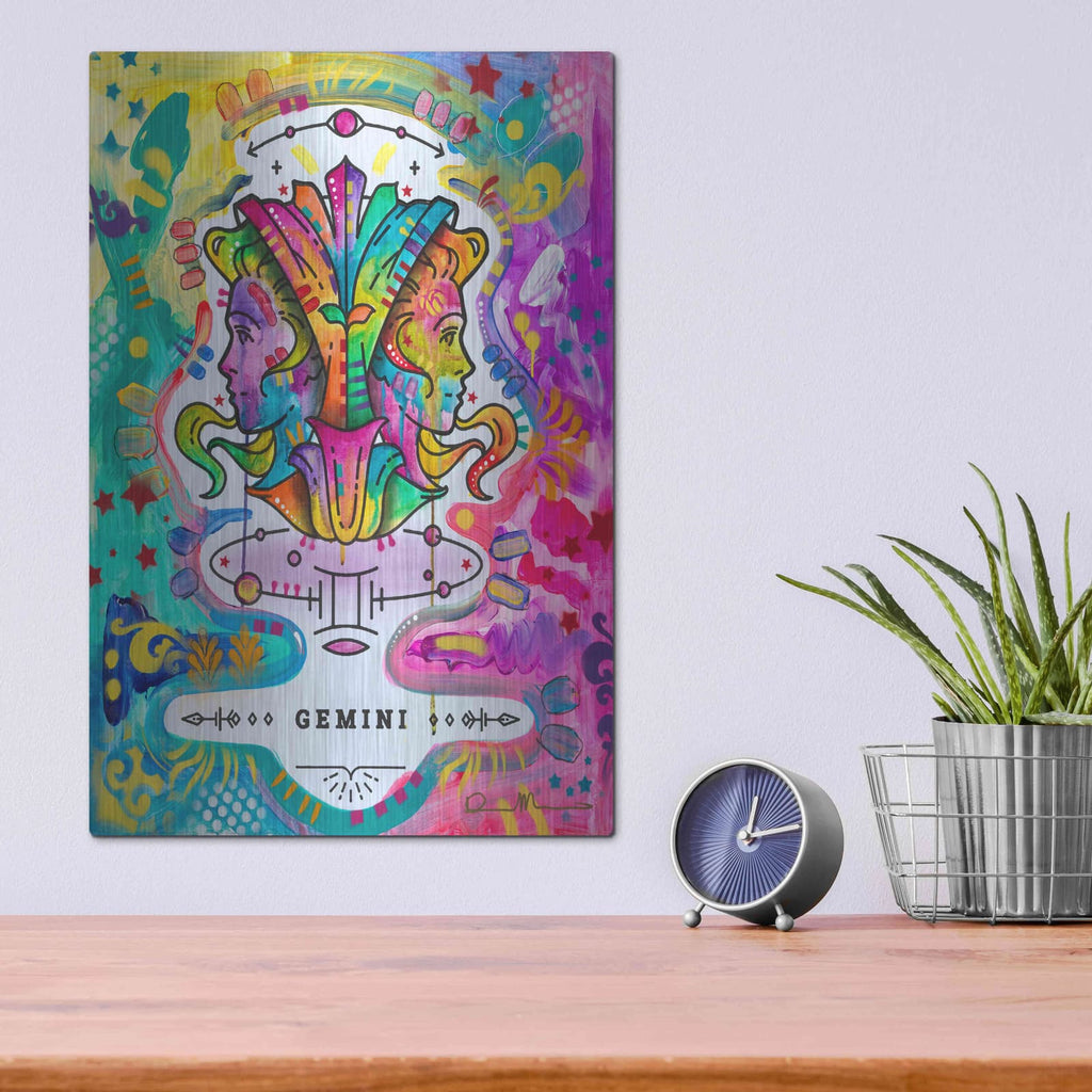 'Gemini' by Dean Russo – Metal Wall Art, 12x16 room view