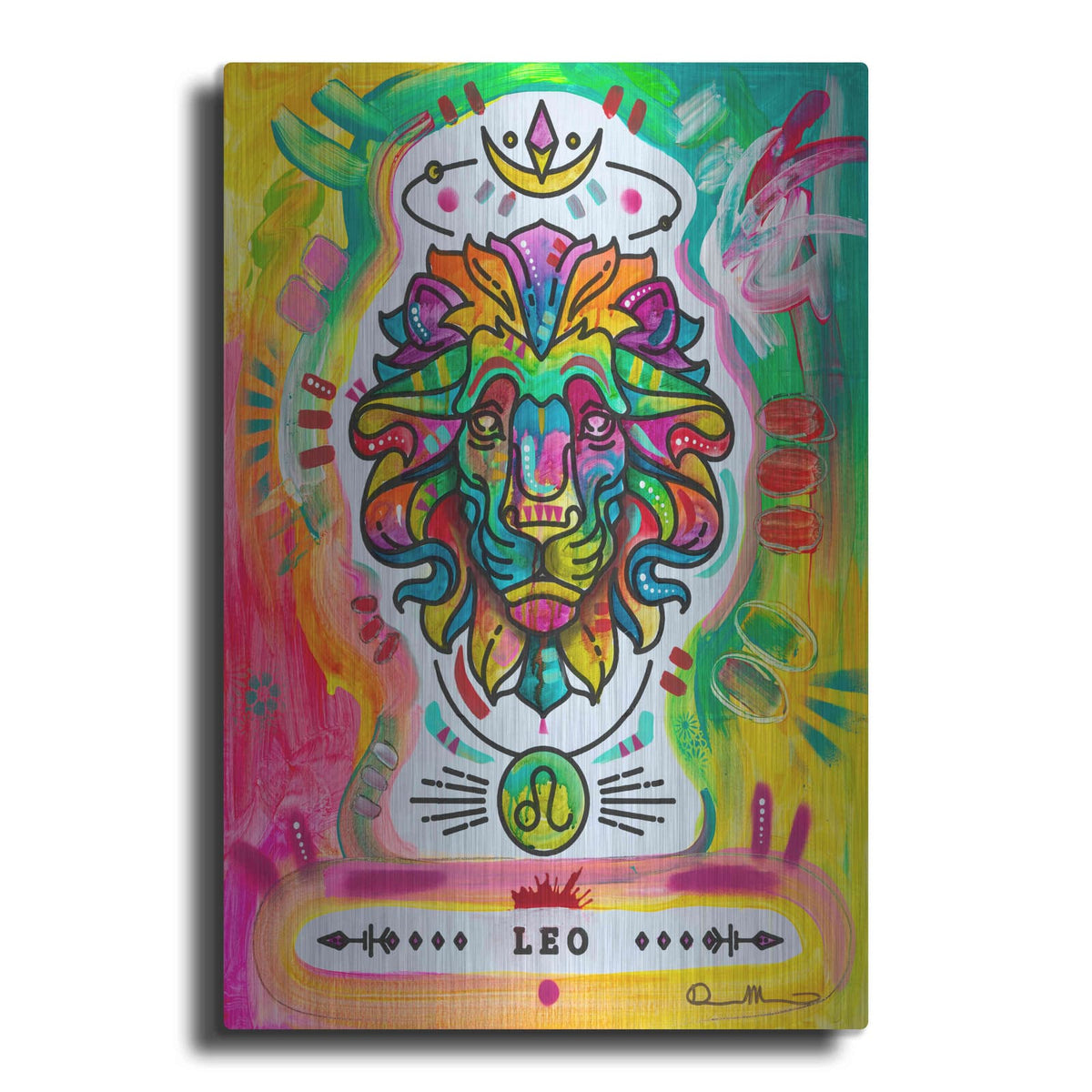 'Leo Lion' by Dean Russo – Metal Wall Art