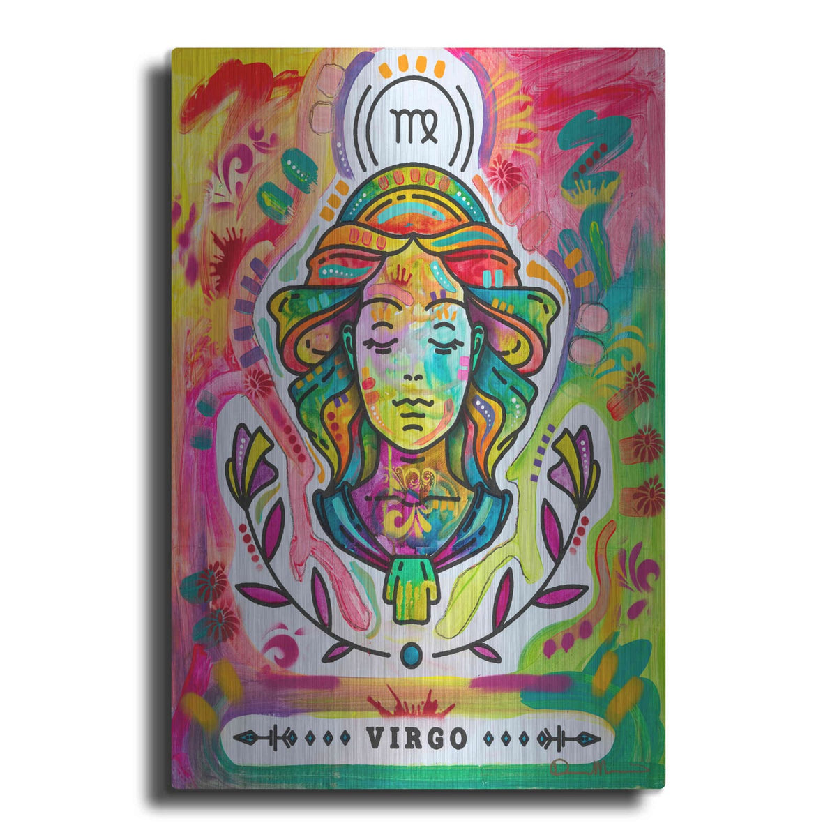 'Virgo' by Dean Russo – Metal Wall Art