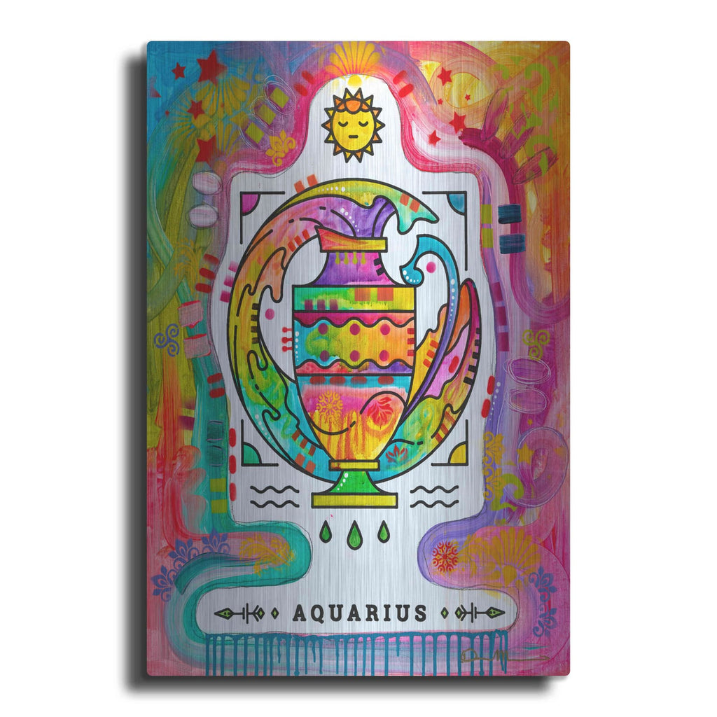 'Aquarius' by Dean Russo – Metal Wall Art