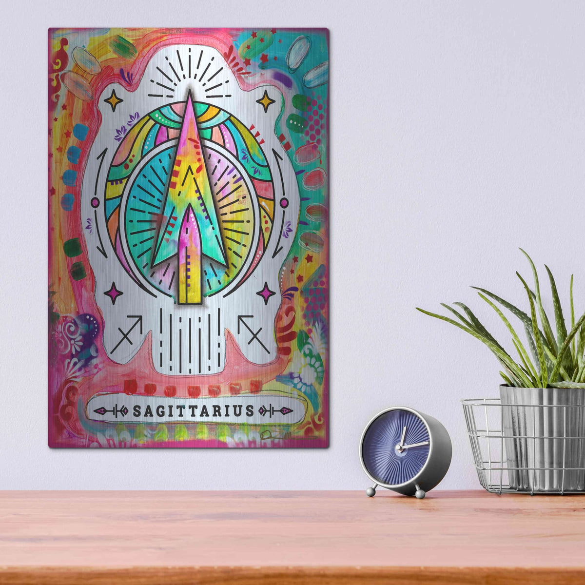 'Sagittarius' by Dean Russo – Metal Wall Art, 12x16 room view