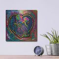 '4ever' by Dean Russo – Metal Wall Art, 12x12 room view