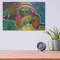 'Sloth' by Dean Russo – Metal Wall Art, 16x12 room view