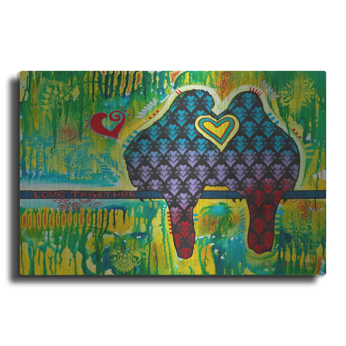 'Love Together' by Dean Russo – Metal Wall Art