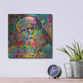 'Sadhguru' by Dean Russo – Metal Wall Art, 12x12 room view
