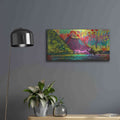 'Sunset at Cheops' by Dean Russo – Metal Wall Art, 24x12 room view